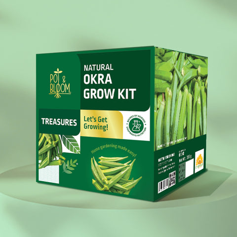 Treasures Okra Grow Kit