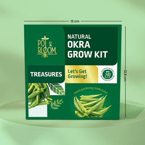 Treasures Okra Grow Kit