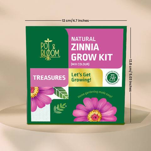 Treasures Zinnia Grow Kit